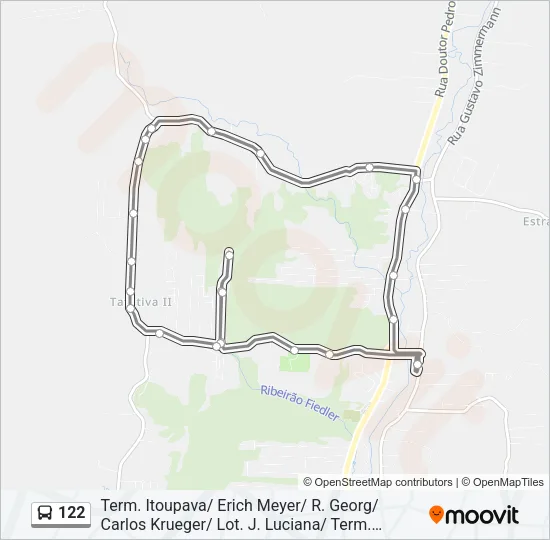122 Bus Line Map