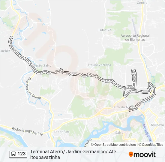 123 Bus Line Map