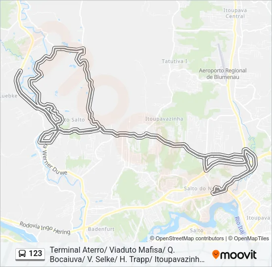123 Bus Line Map