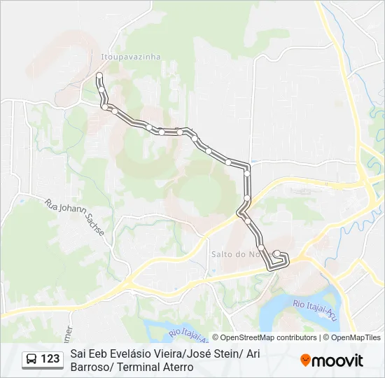 123 Bus Line Map