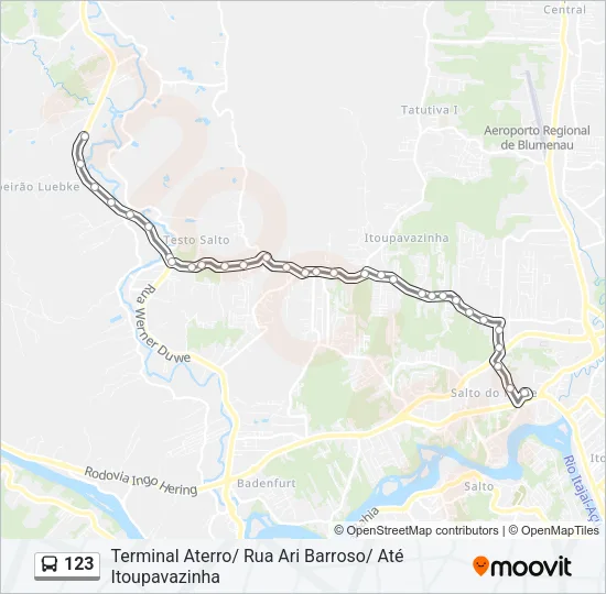 123 Bus Line Map