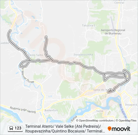 123 Bus Line Map