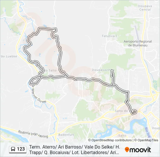 123 Bus Line Map