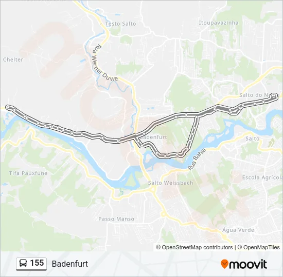 155 Bus Line Map