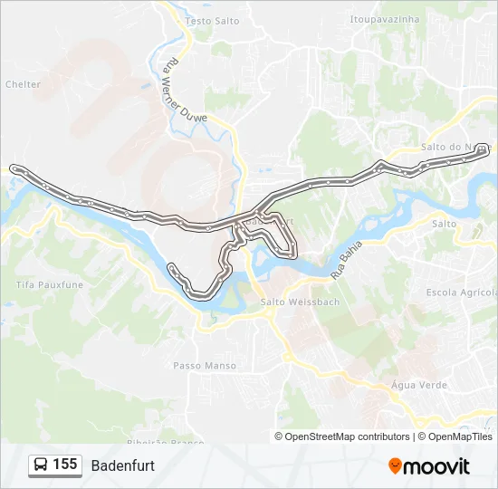 155 Bus Line Map