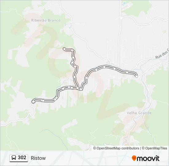 302 Bus Line Map