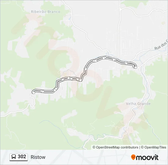 302 Bus Line Map