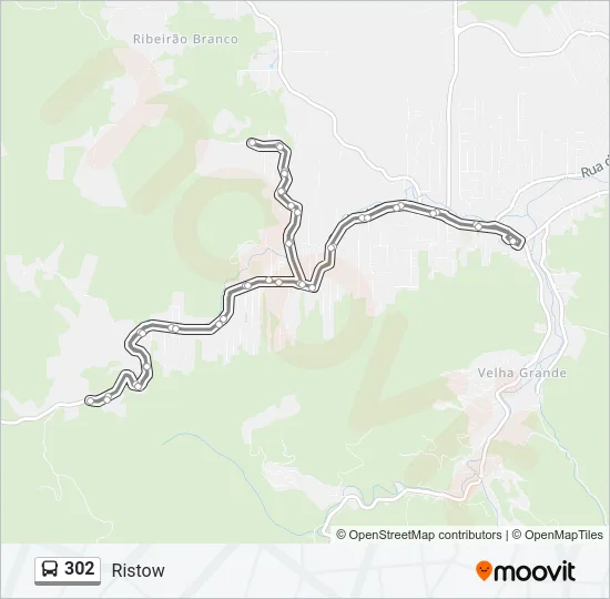 302 Bus Line Map