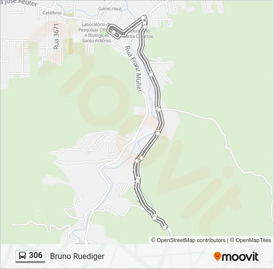 306 Bus Line Map
