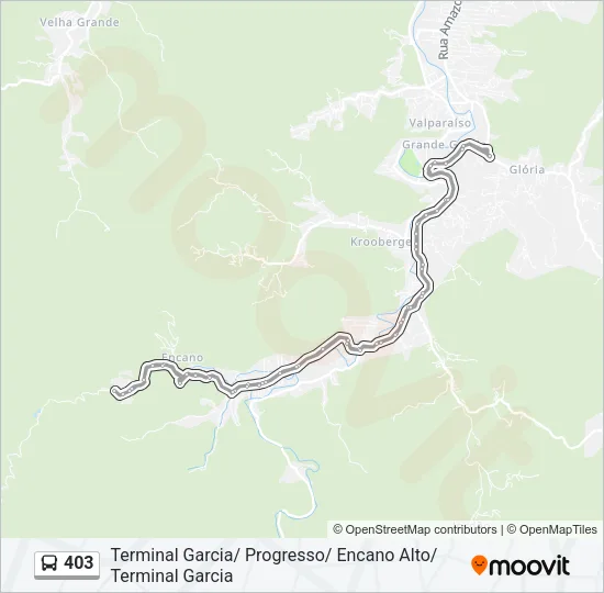 403 Bus Line Map