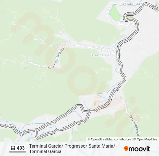 403 Bus Line Map