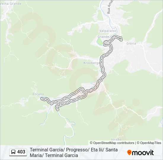 403 Bus Line Map