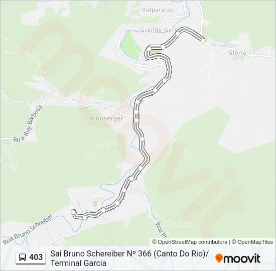 403 Bus Line Map