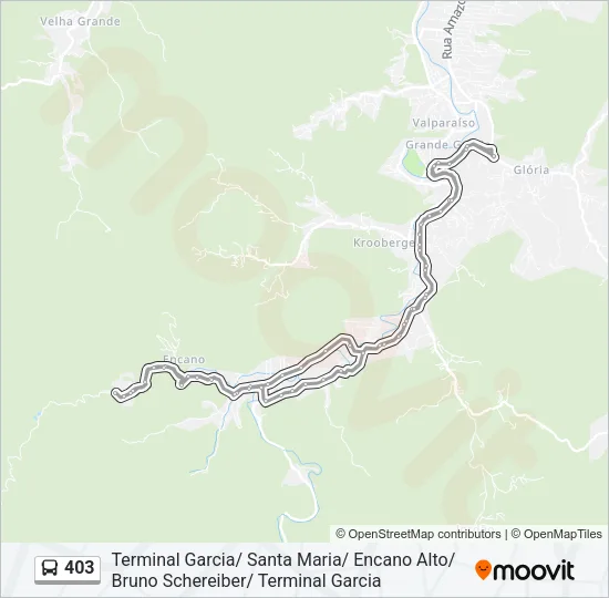 403 Bus Line Map