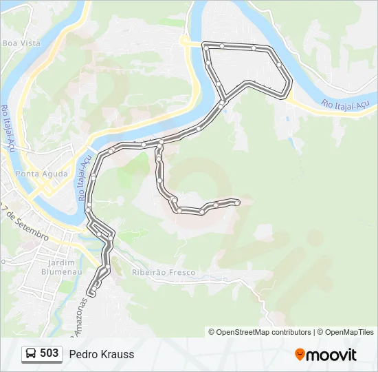 503 Bus Line Map