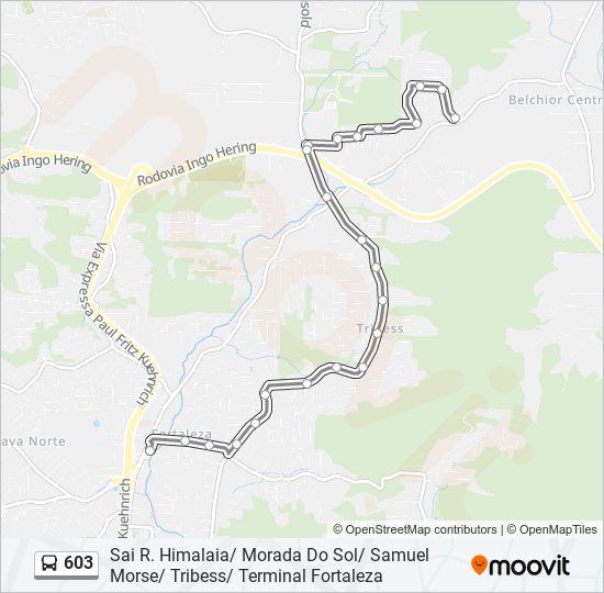 603 Route: Schedules, Stops & Maps - Sai R. Himalaia/ Morada Do Sol ...