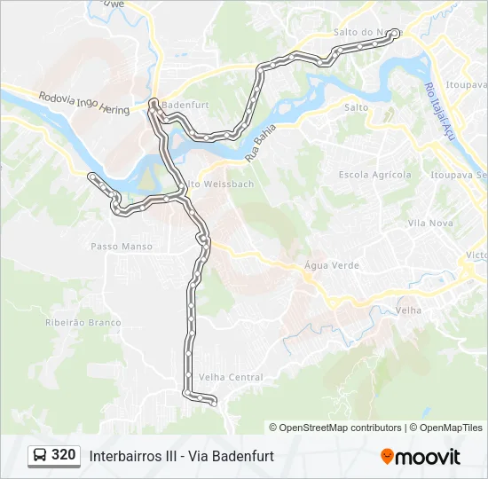 320 Bus Line Map
