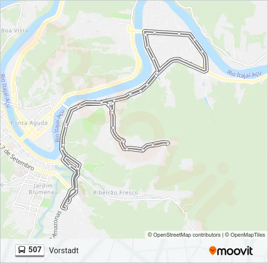 507 Bus Line Map