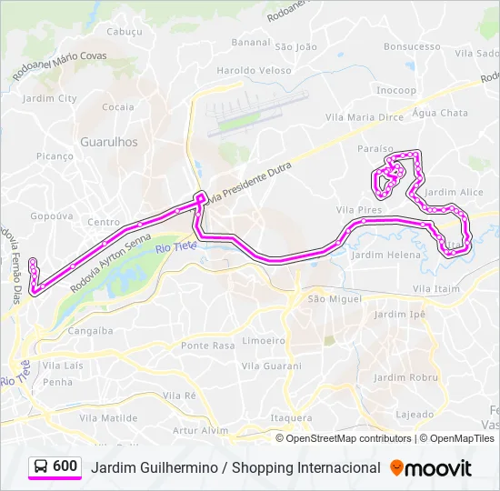 600  Line Map