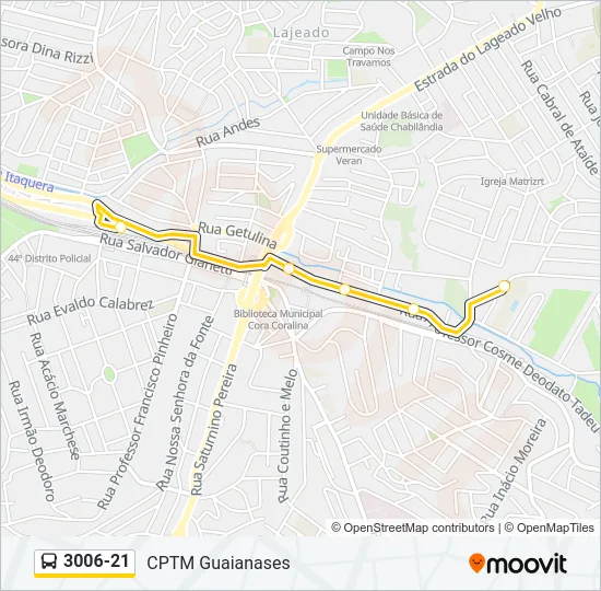 3006-21 Bus Line Map