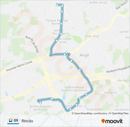 09 Bus Line Map