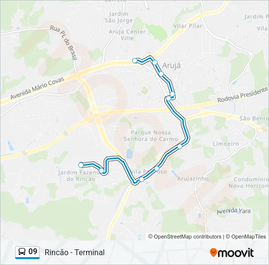 09 Bus Line Map