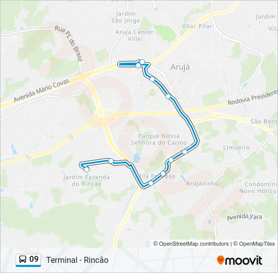 09 Bus Line Map