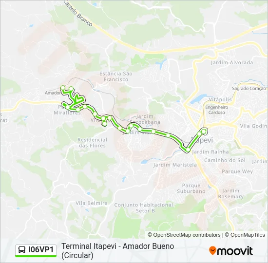 I06VP1 Bus Line Map