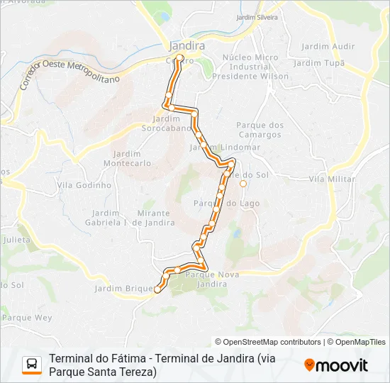 JT322VP1 Bus Line Map