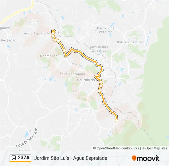 237A Bus Line Map