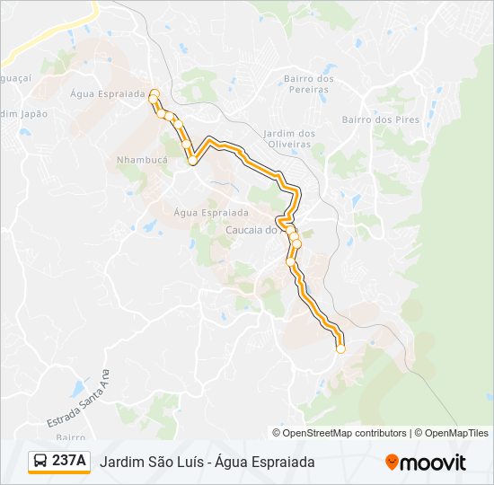 237A bus Line Map