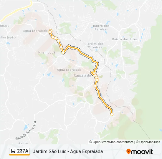 237A Bus Line Map
