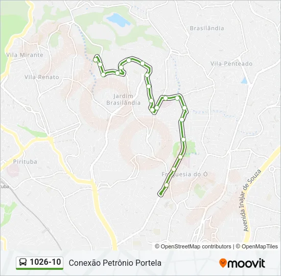 1026-10 Bus Line Map