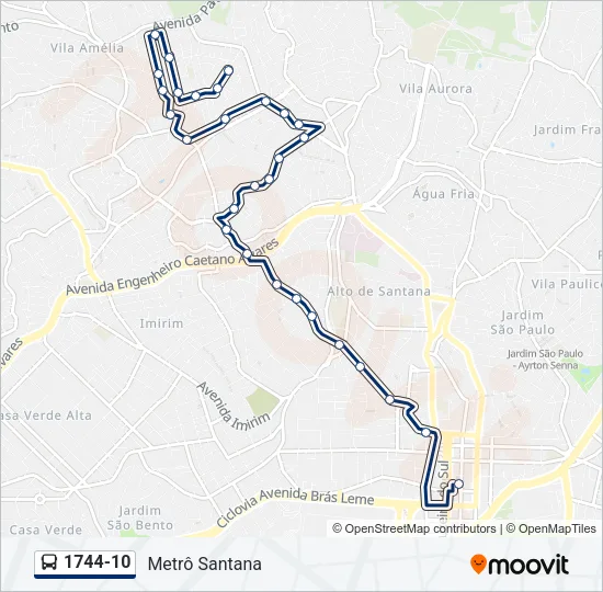 1744-10 Bus Line Map