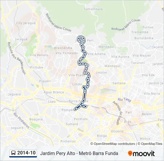 2014-10 Bus Line Map