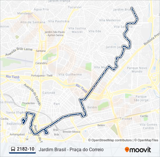 Línea 218210: horarios, paradas y mapas - Jd. Brasil (Actualizado)