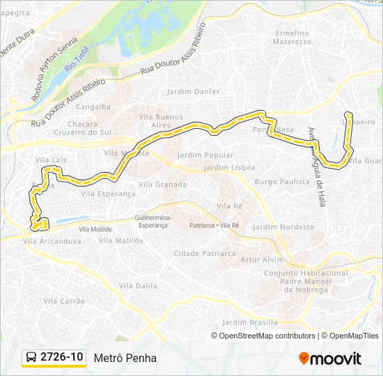 2726-10 Bus Line Map