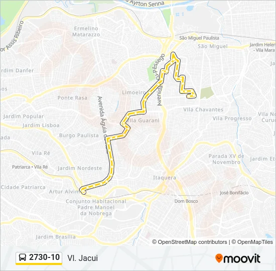 2730-10 Bus Line Map