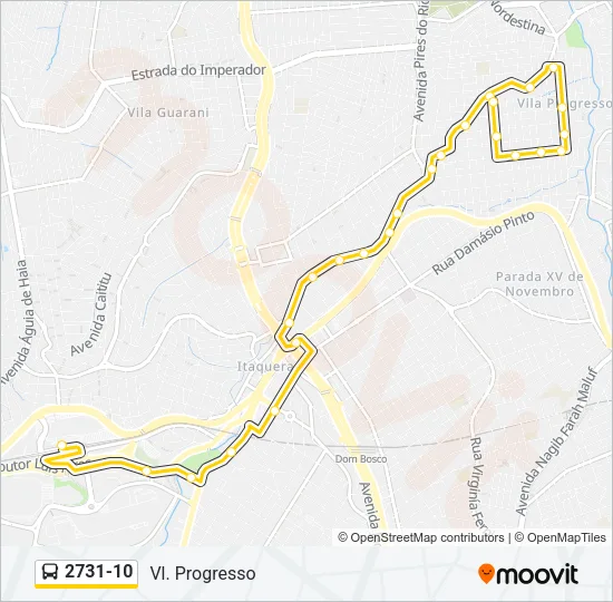 2731-10 Bus Line Map