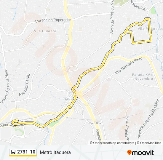 2731-10 Bus Line Map