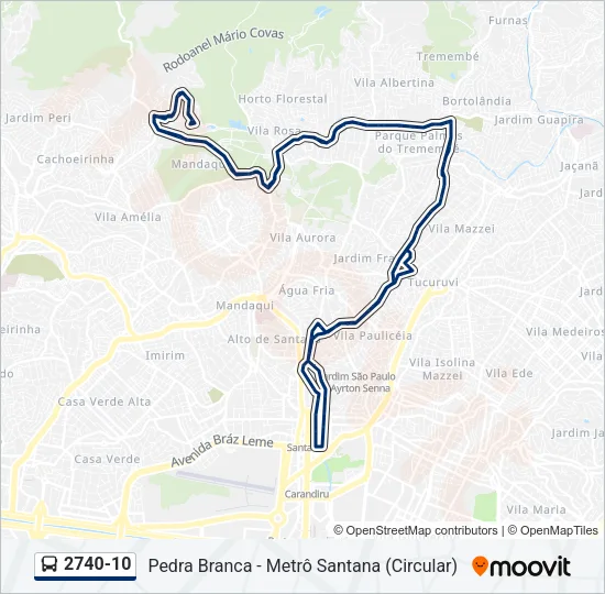 2740-10 Bus Line Map