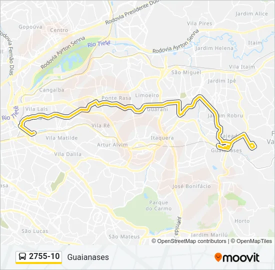 2755-10 Bus Line Map
