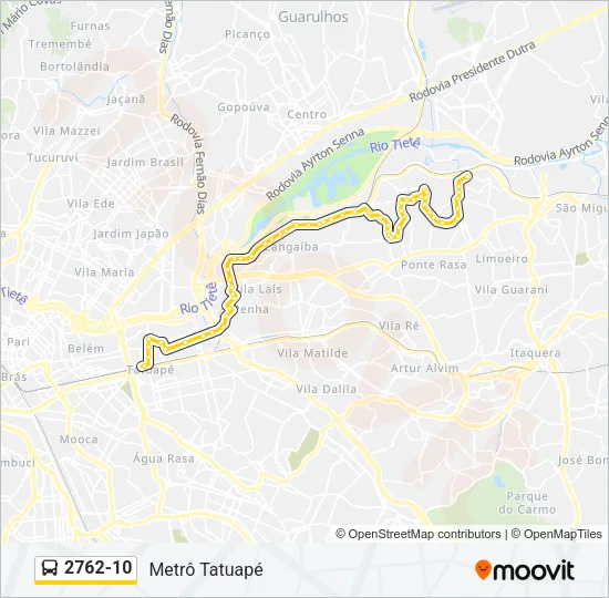 2762-10 Bus Line Map
