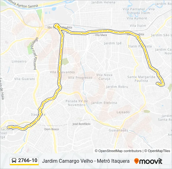2766-10 Bus Line Map