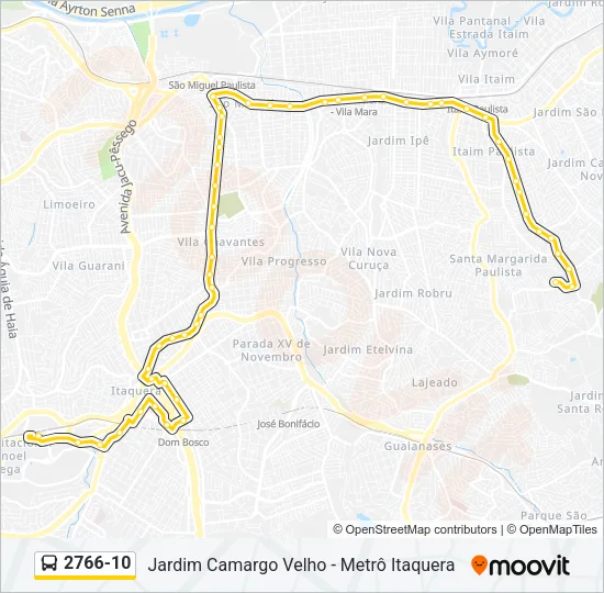 2766-10 Bus Line Map