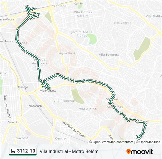 3112-10 Bus Line Map