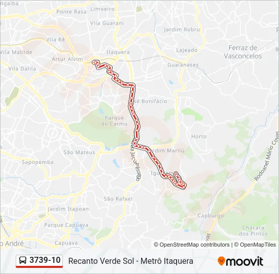 3739-10 Bus Line Map