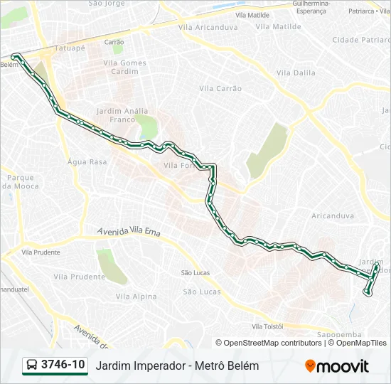 3746-10 Bus Line Map