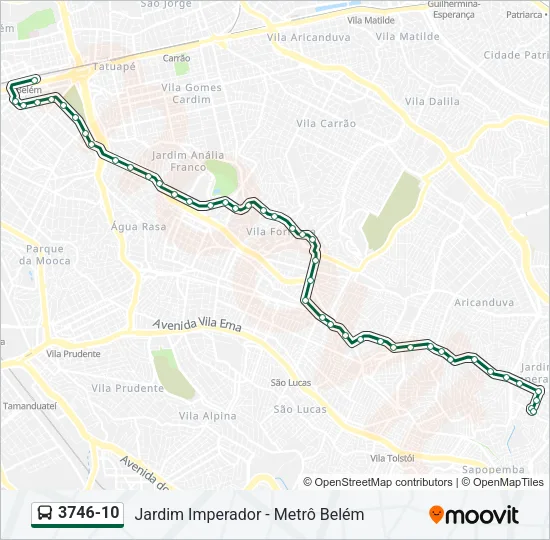 3746-10 Bus Line Map
