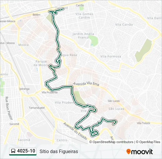 4025-10 Bus Line Map
